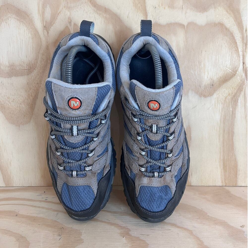 Merrell - Moab 2 Vent - Hiking Shoes - Gray/Blue - Women's - 11 - J06014 - Picture 7 of 9